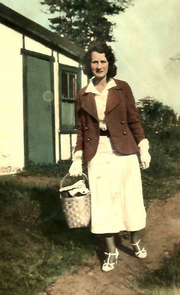 Billie with a Basket